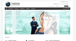 Desktop Screenshot of nexo.net